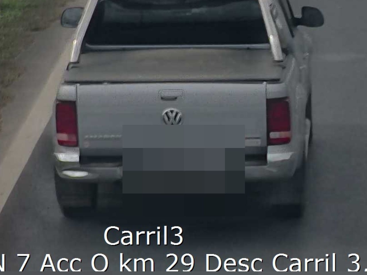 Foto tomada por el radar de RN 7 km 29,00, Ituzaingó